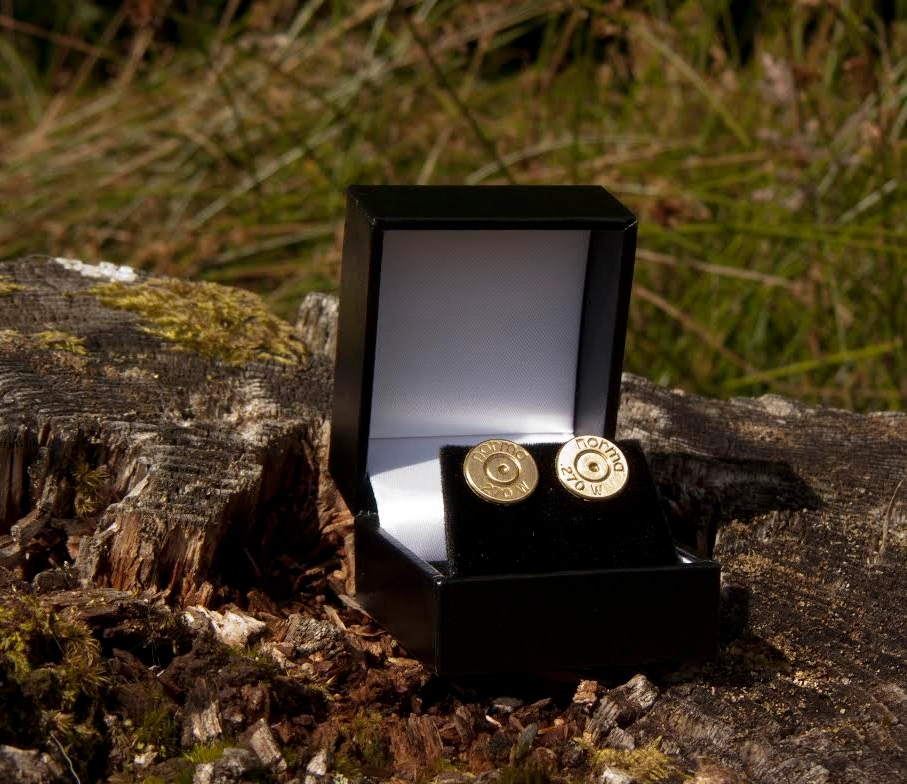 Stud Upcycled Bullet Earrings