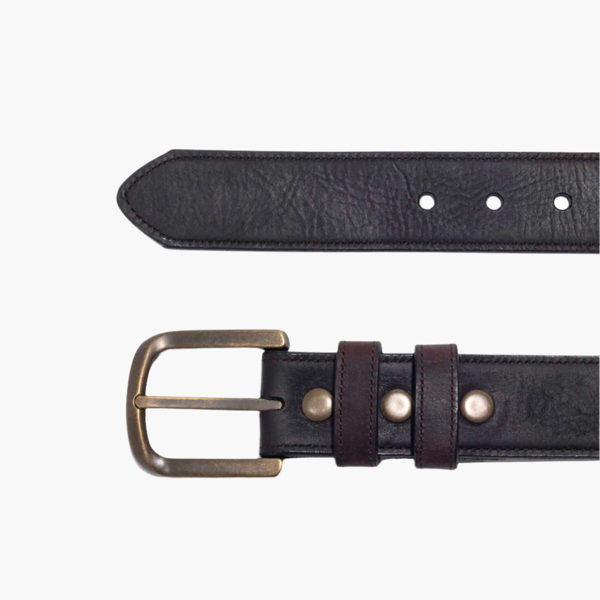 Vintage Bison | Calhoun Bison Belt | Chocolate