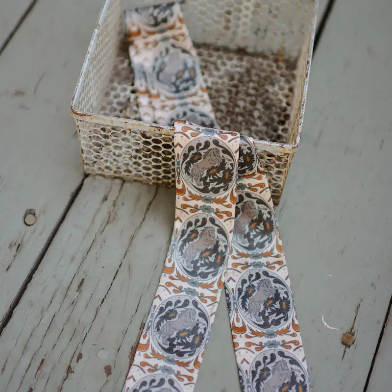 Bloomin' Bronc Silk Twilly Scarf
