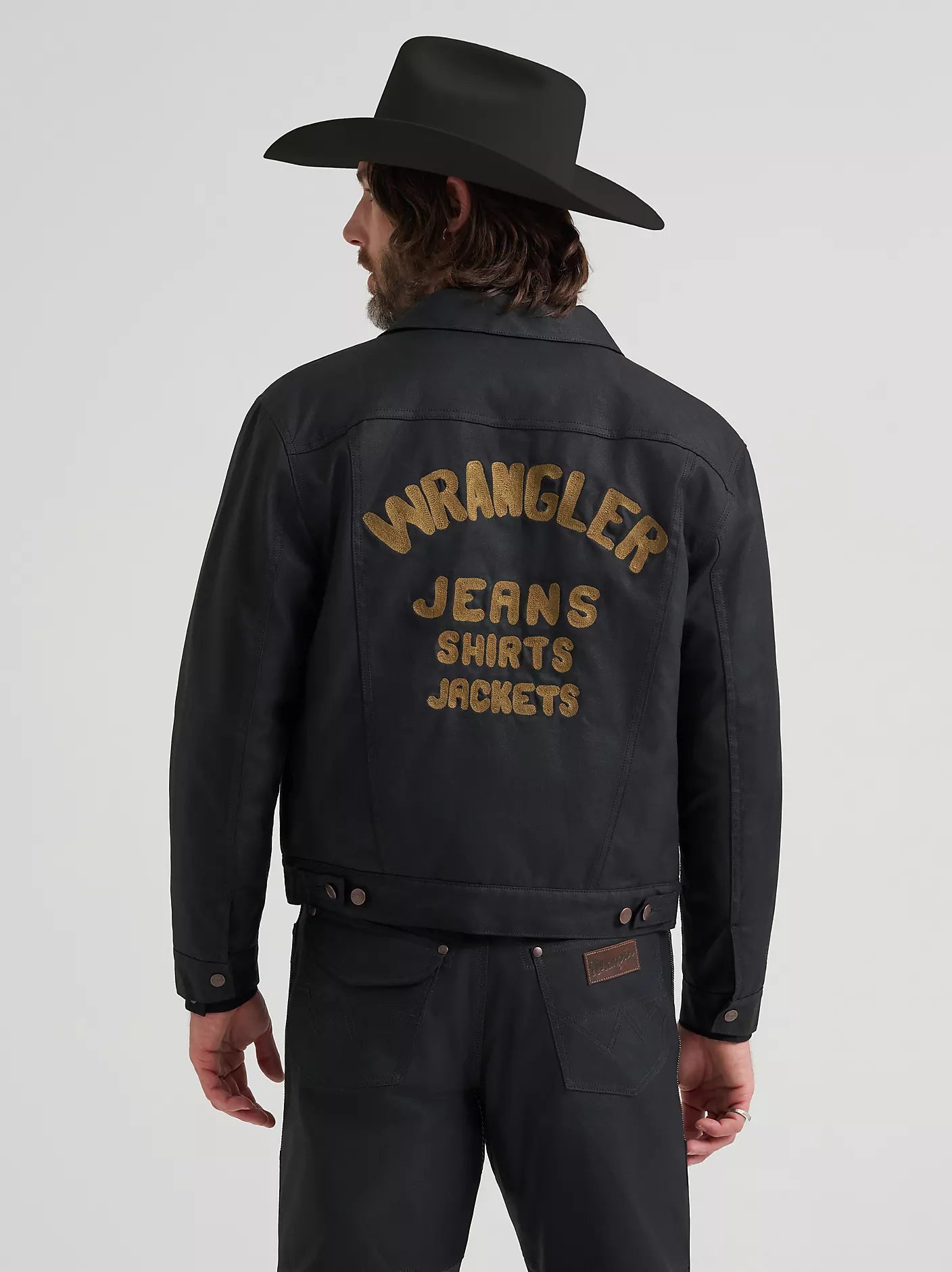 Wrangler® X Filson Adventure Jacket | Black w/ Chainstitching