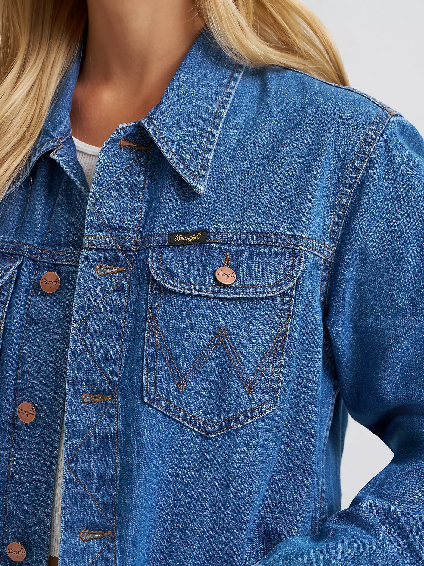 Wrangler Modern | Wrange Shirt | Harbor Blue