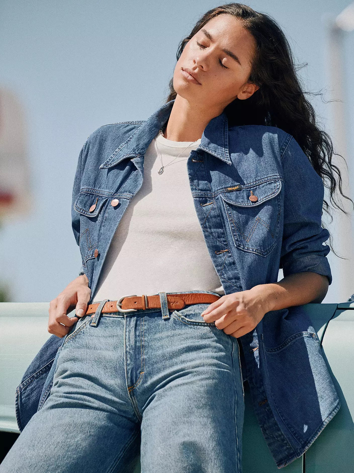 Wrangler Modern | Wrange Shirt | Harbor Blue