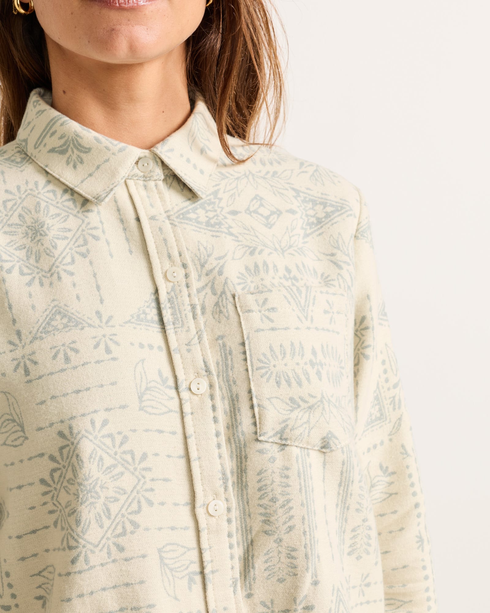 Pendleton | Perfect Pocket Shirt | Shale Laurel Grove