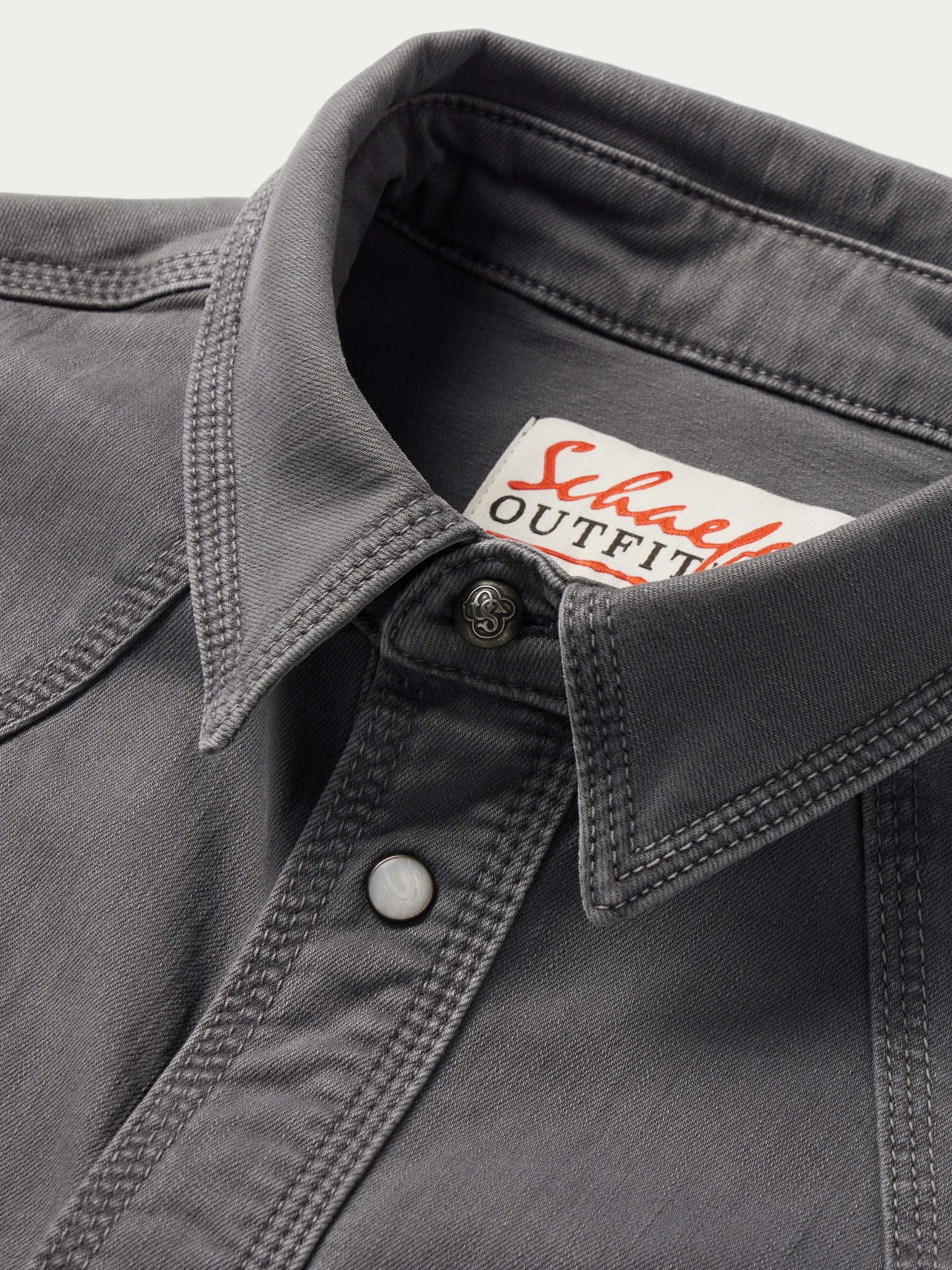 Schaefer Outfitter | Western Denim Snap Shirt | Carbon