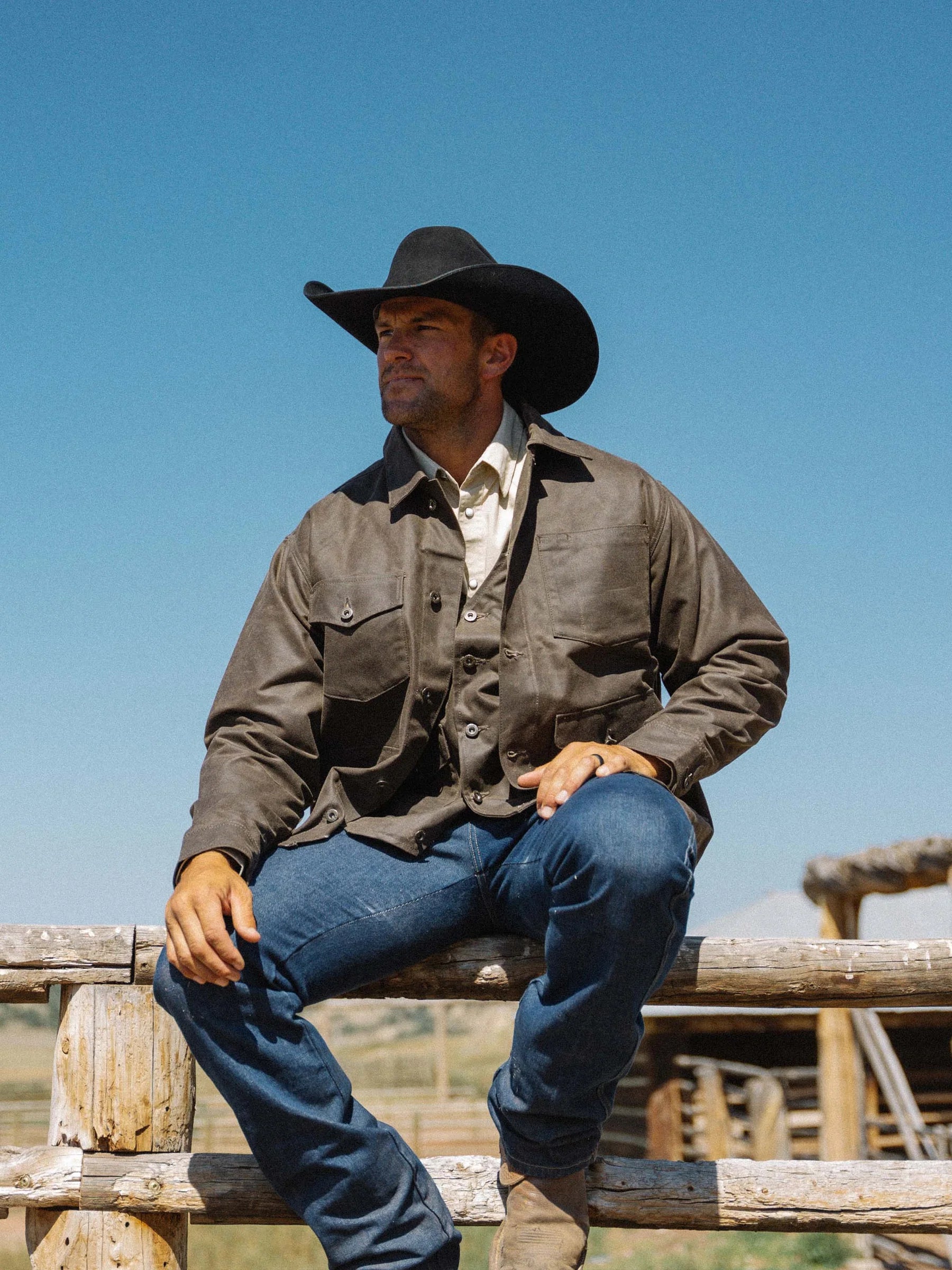 Schaefer Outfitter | Rangewax® Mesquite Brush Jacket | Oak