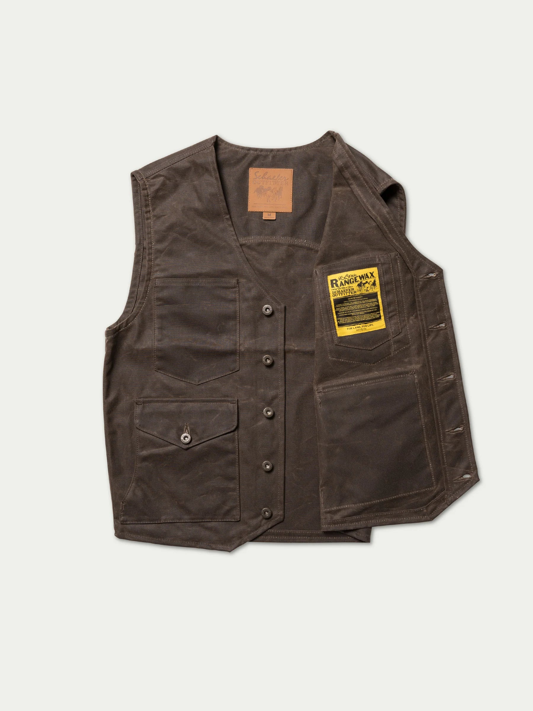 Schaefer Outfitter| Rangewax Mesquite Vest | Oak