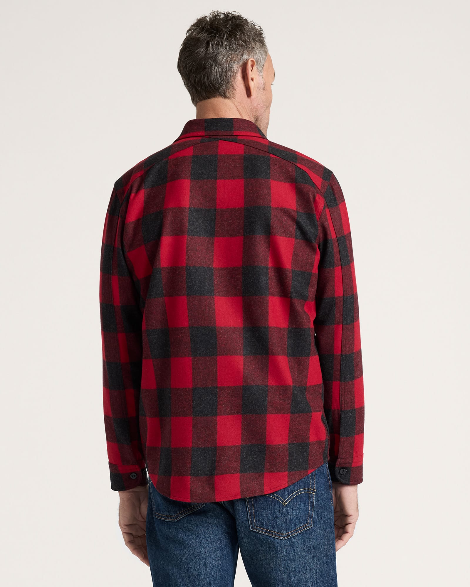 Pendleton | Scout Shirt | Red/Oxford Buffalo Check