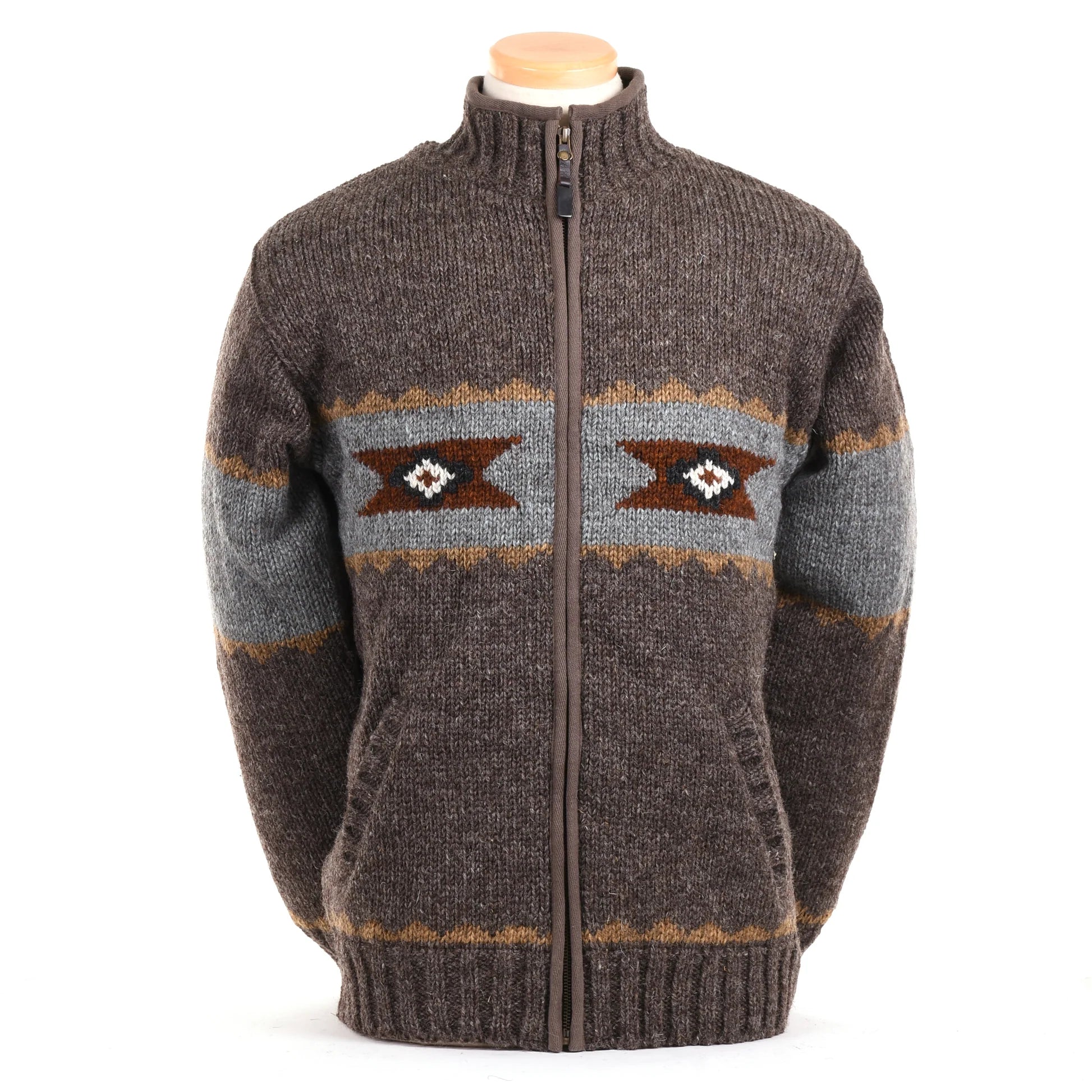 Lost Horizons | Navajo Sweater | Dark Natural
