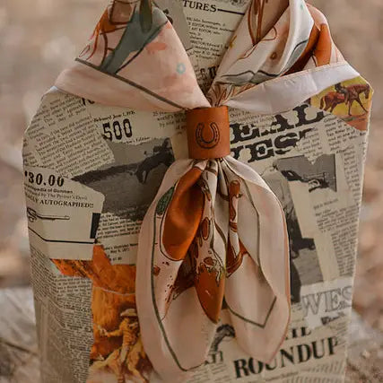 September Ride Cowgirl Silk Scarf Wild Rag 26 x 26