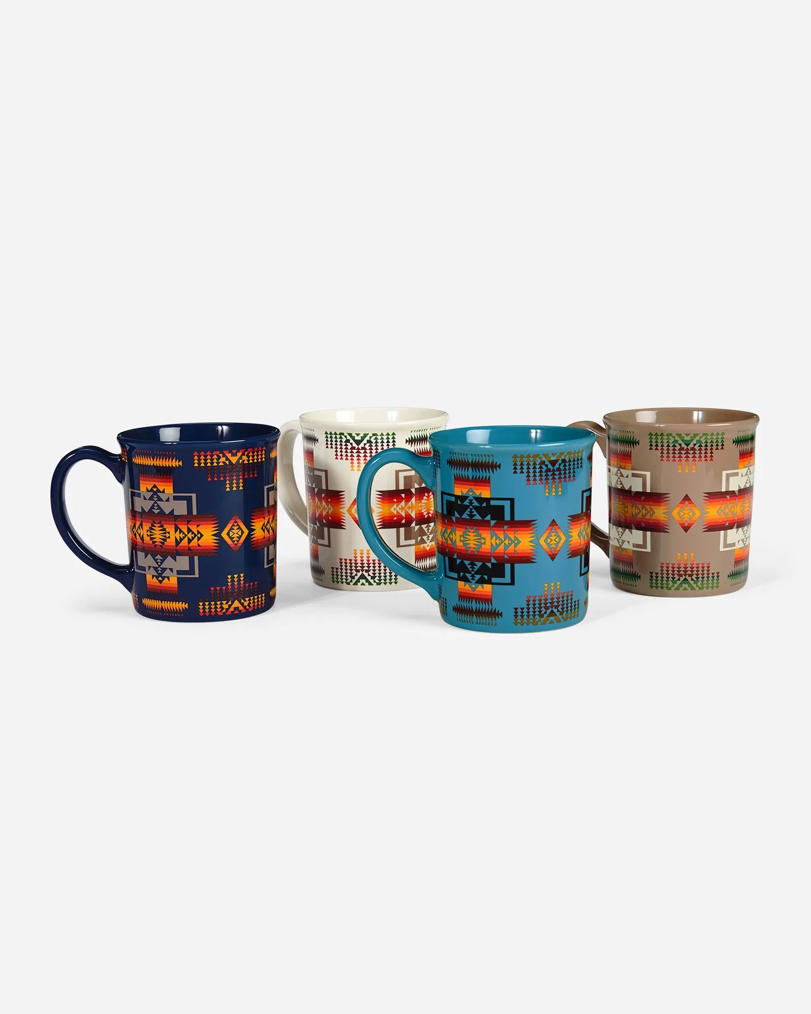 Pendleton | 12oz Ceramic Mug Set of 4 Chief Joseph Multi