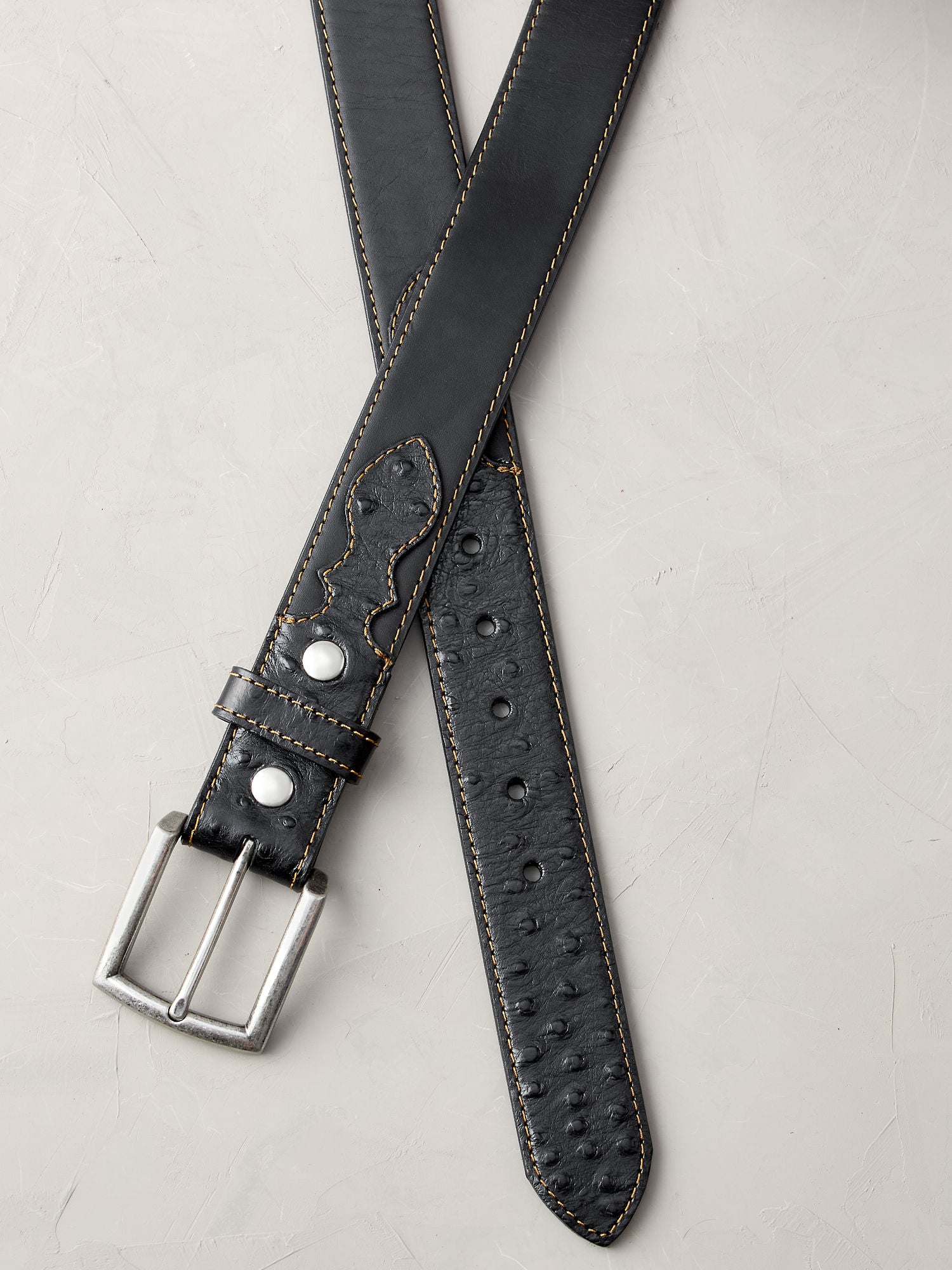Vintage Bison | Hidalgo Belt | Black