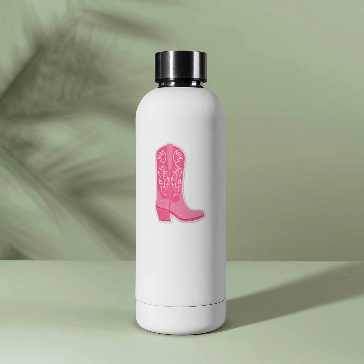 Pink Cowgirl Boots Sticker