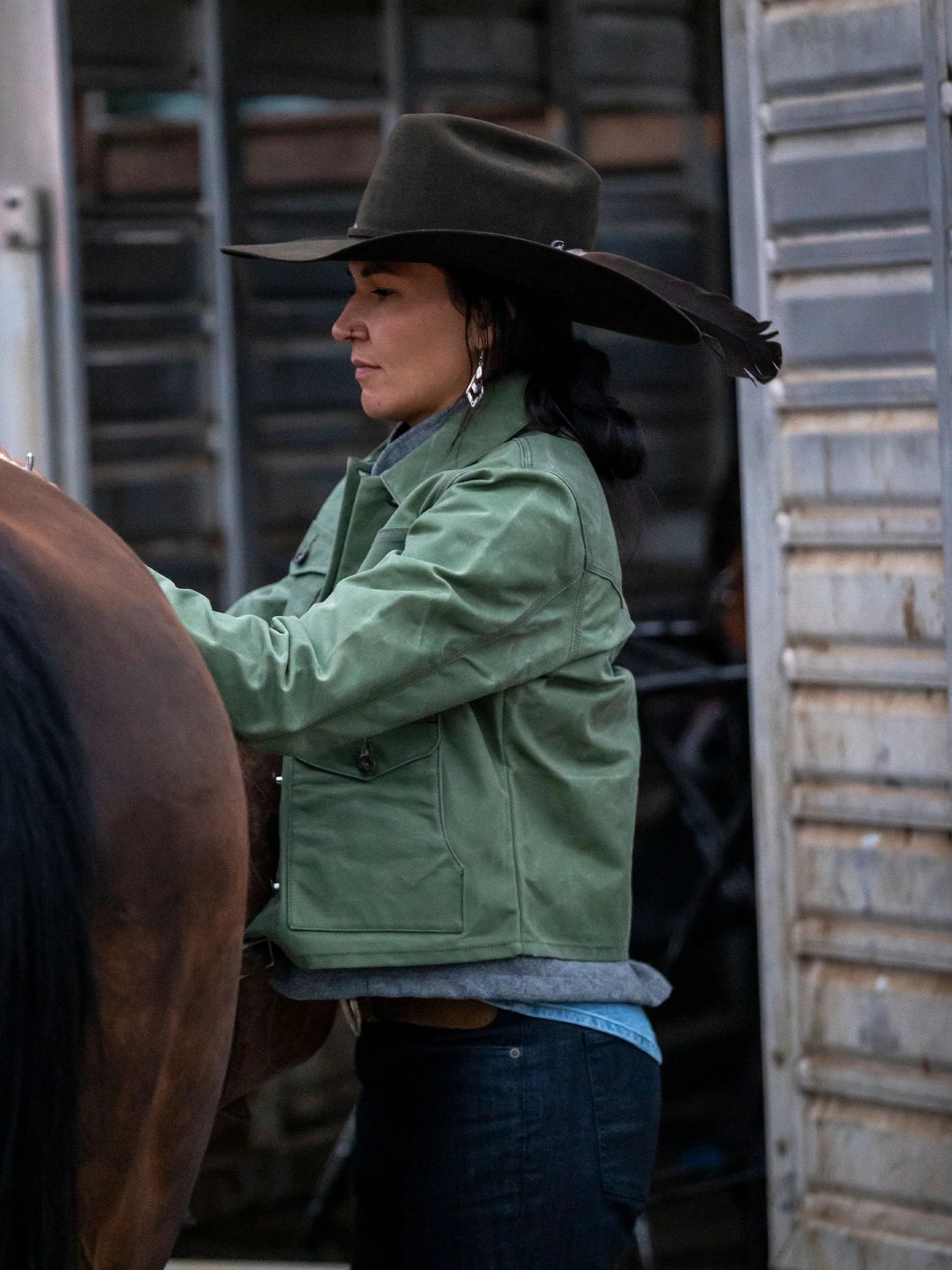 Schafer Outfitter | Rangewax® Mesquite Brush Jacket | Moss