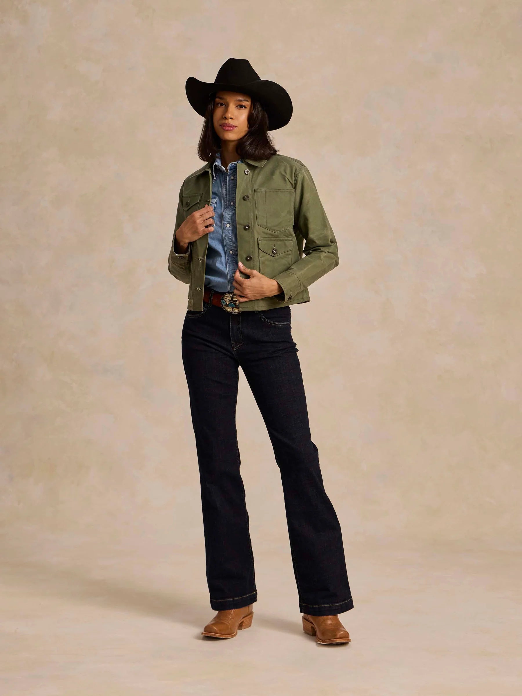 Schafer Outfitter | Rangewax® Mesquite Brush Jacket | Moss