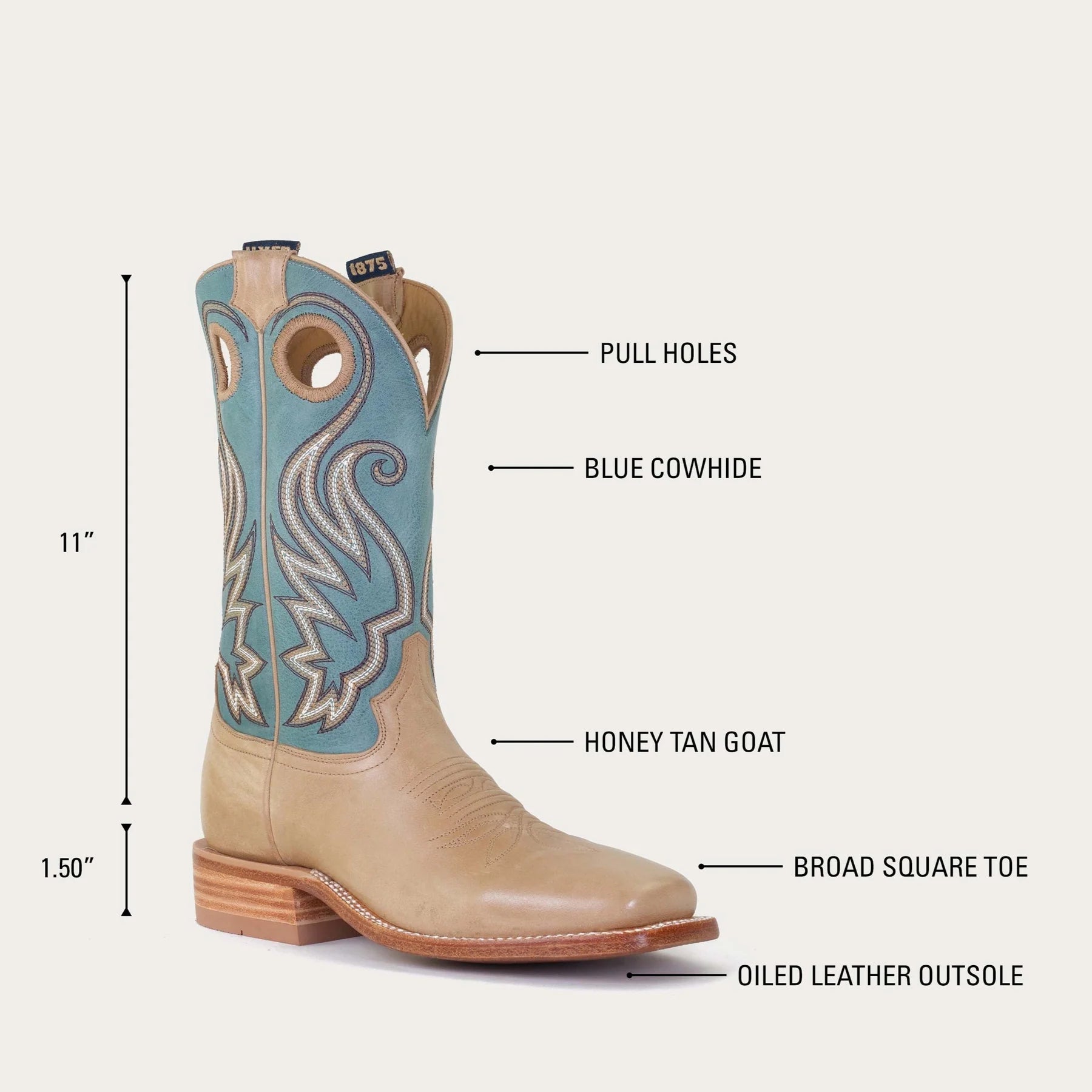 Hyer | Parker Boot | Blue