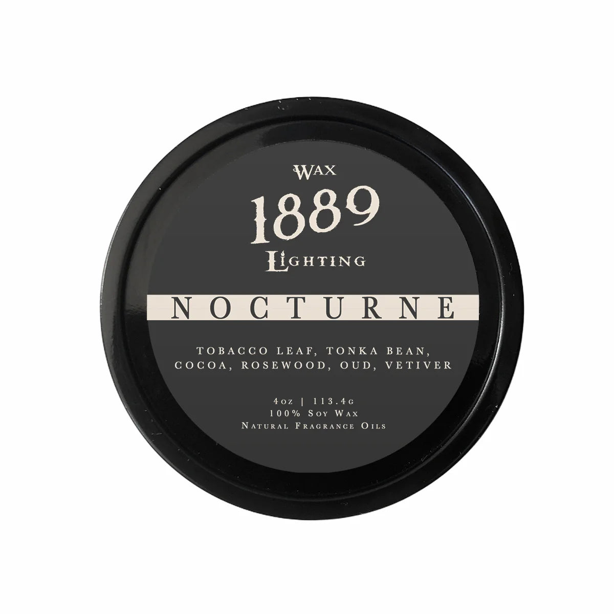 1889 Wax Lighting | 4 oz. Votive Tin | Nocturne