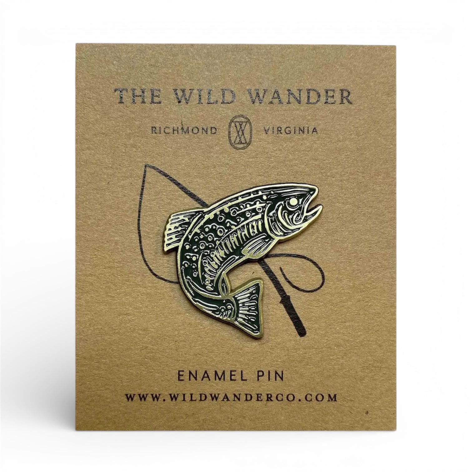 Trout Enamel Pin