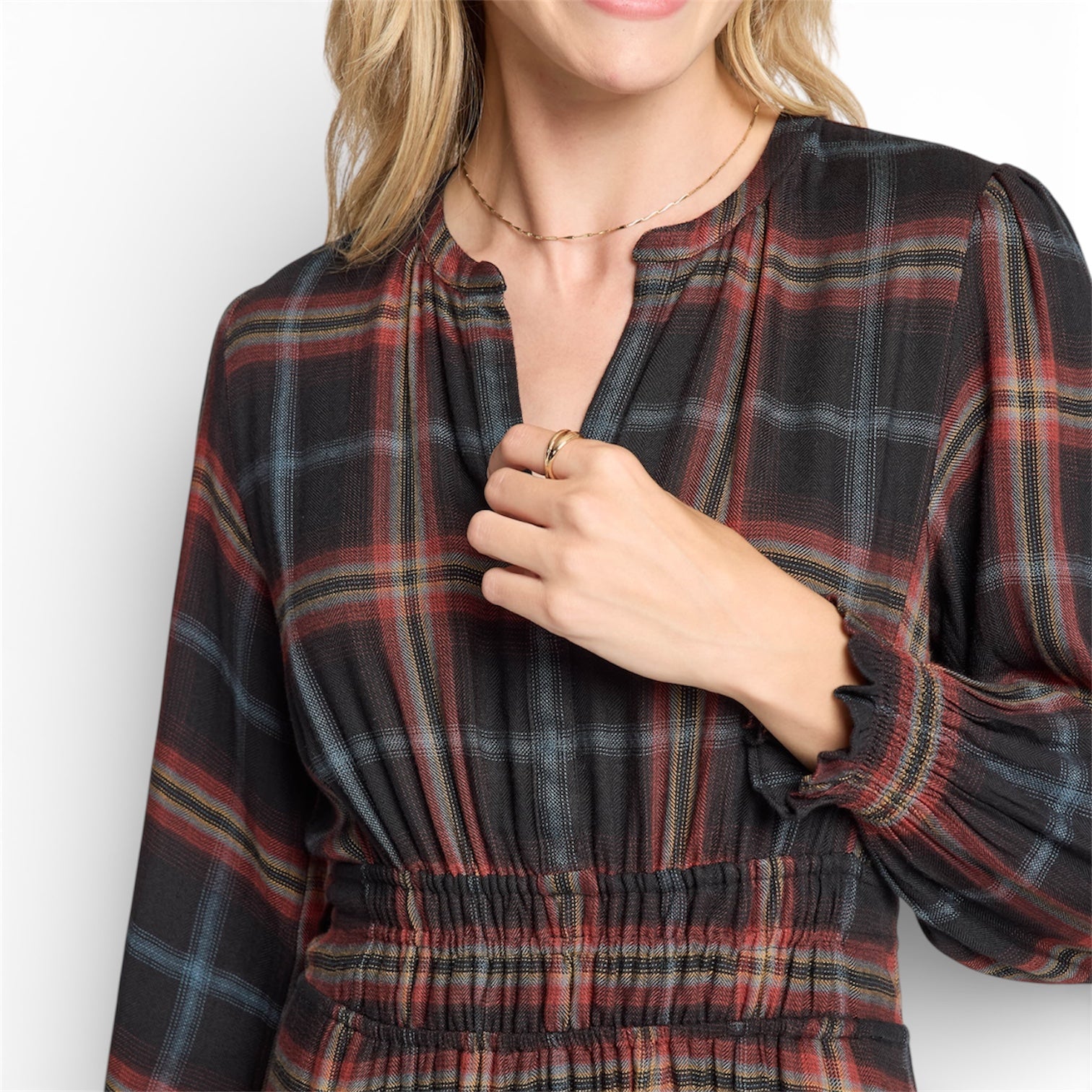 Pendleton | Zoe Dress | Black Multi Plaid