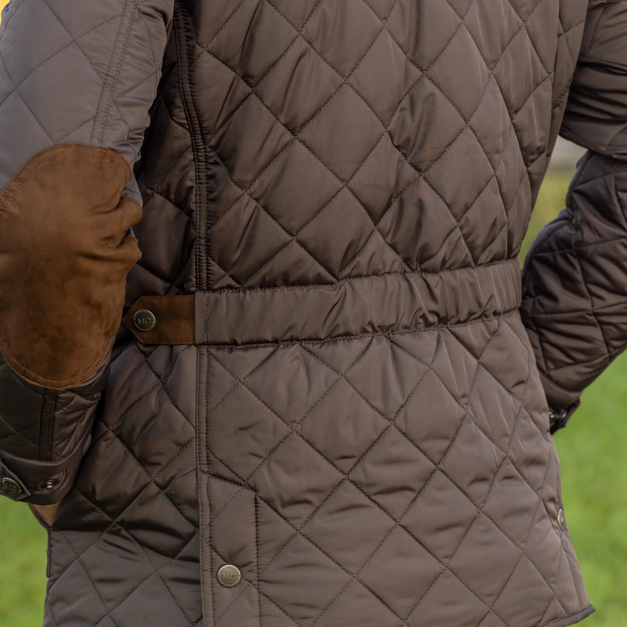Madison Creek | Adventurer Diamond Quilted Jacket | Gunmetal