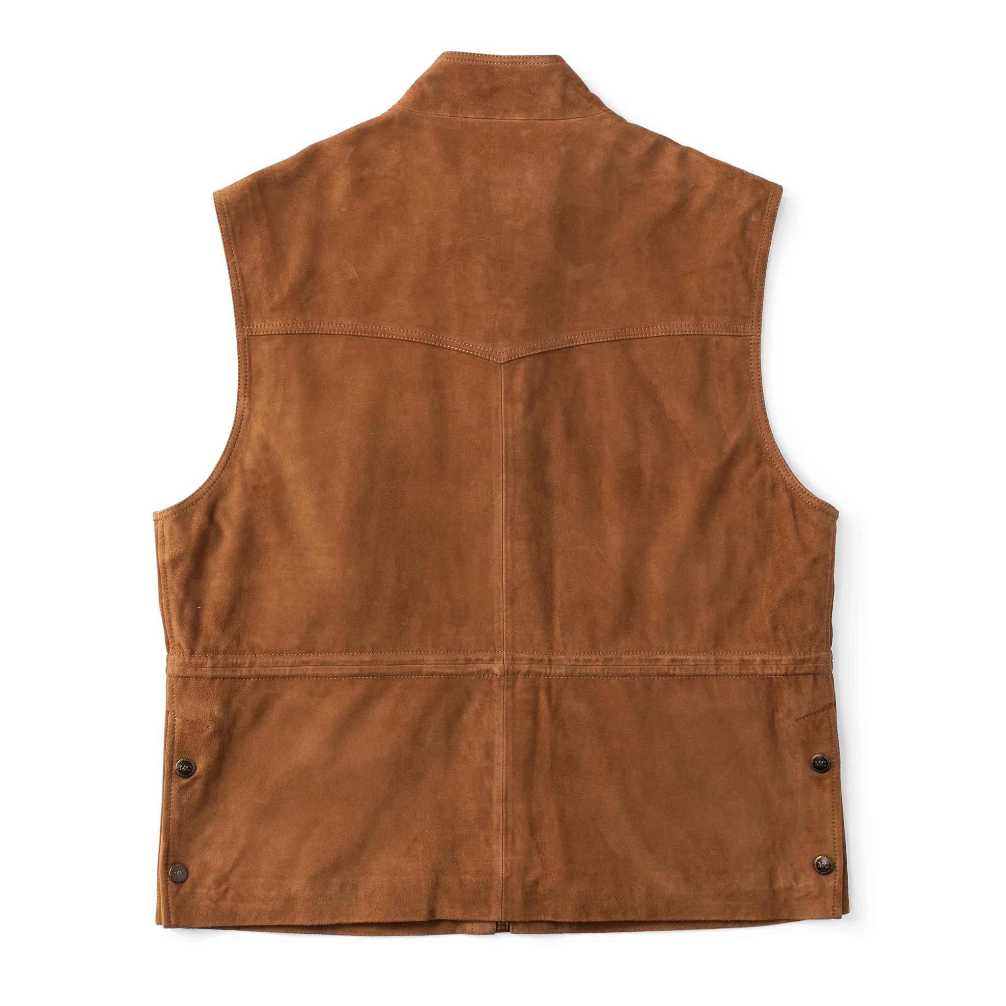Madison Creek Outfitters | Bandera Suede Vest | Whiskey