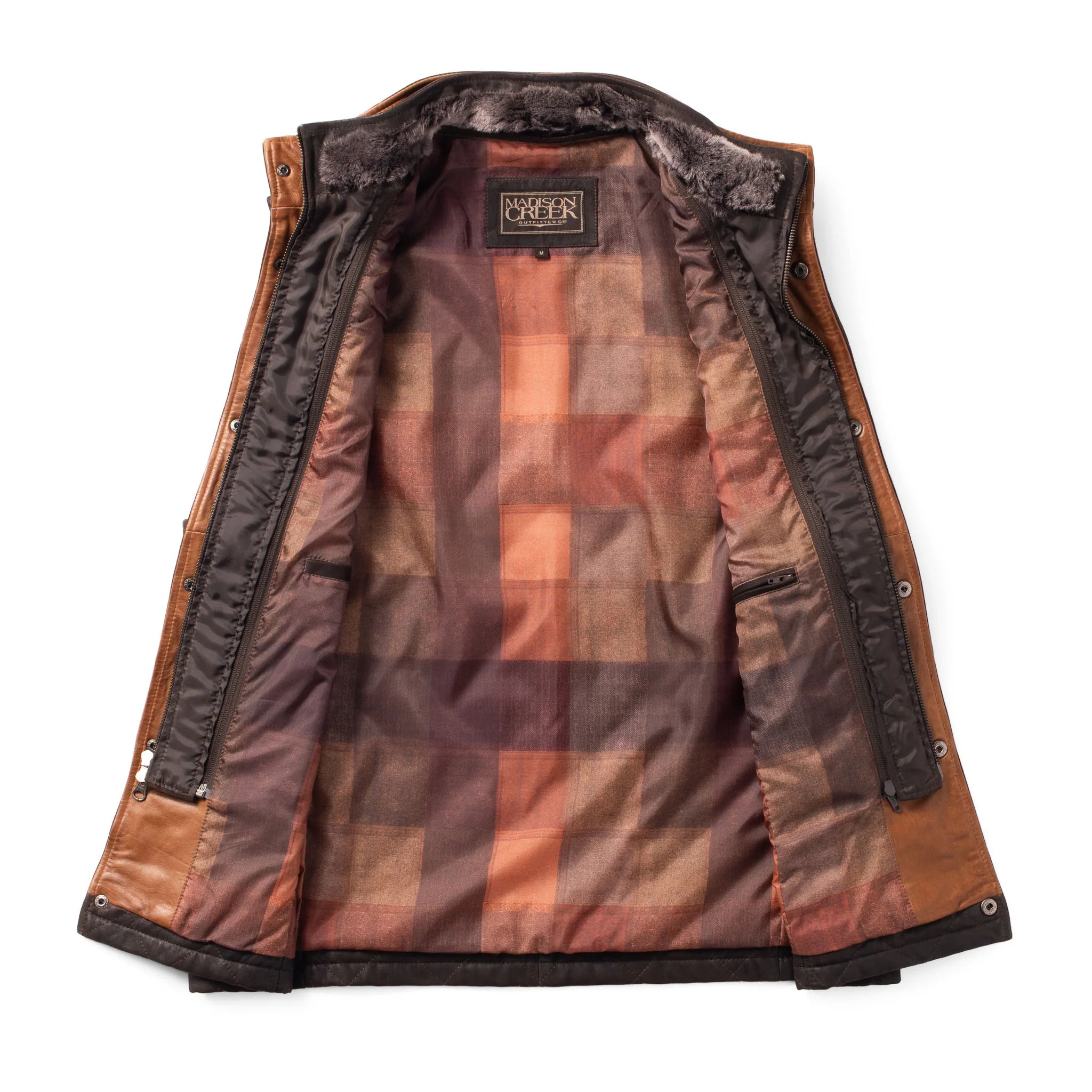 Madison Creek Outfitters | Beaver Creek Waxed Suede Vest | Espresso