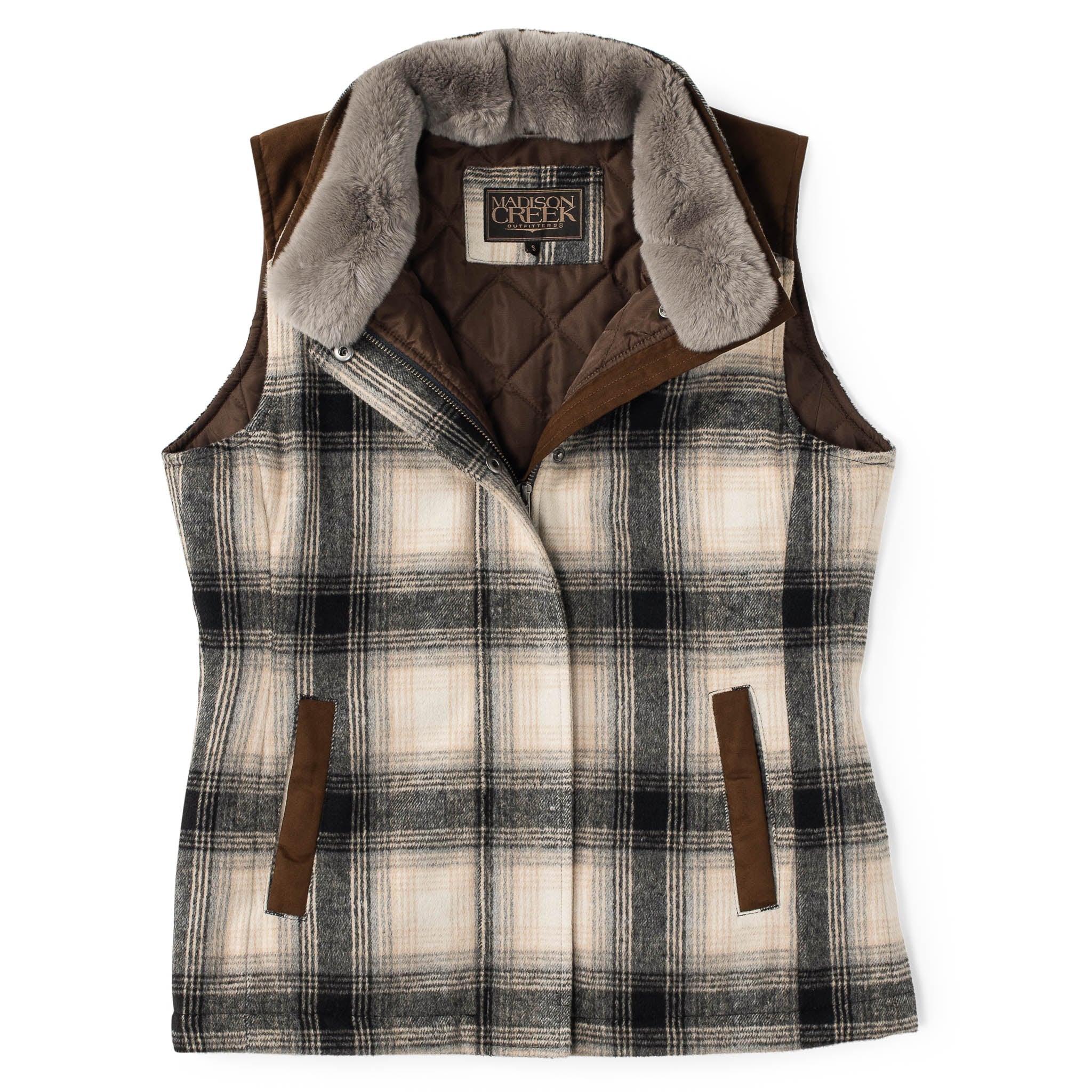 Madison Creek Outfitters | Cashiers Vest | Buffalo Plaid