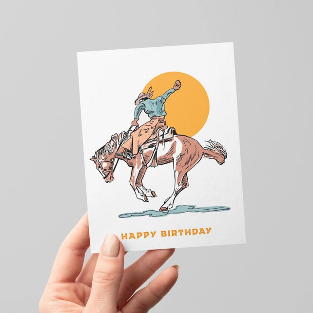 Cowboy Birthday Card 2