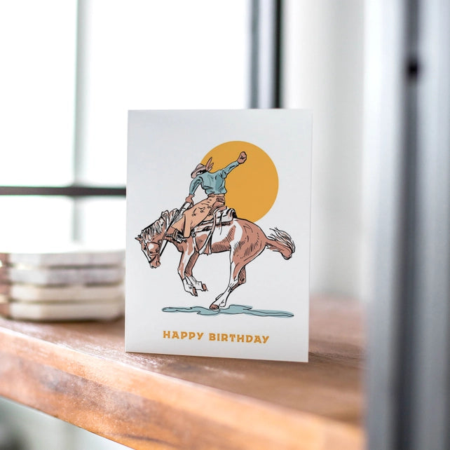 Cowboy Birthday Card 4