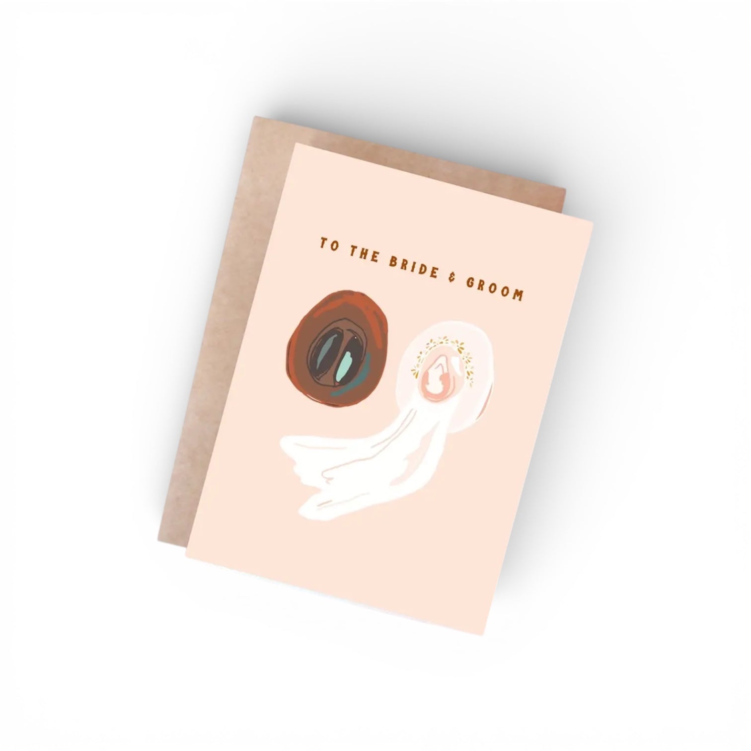 To the Bride and Groom Western Wedding Cowboy Hat Card