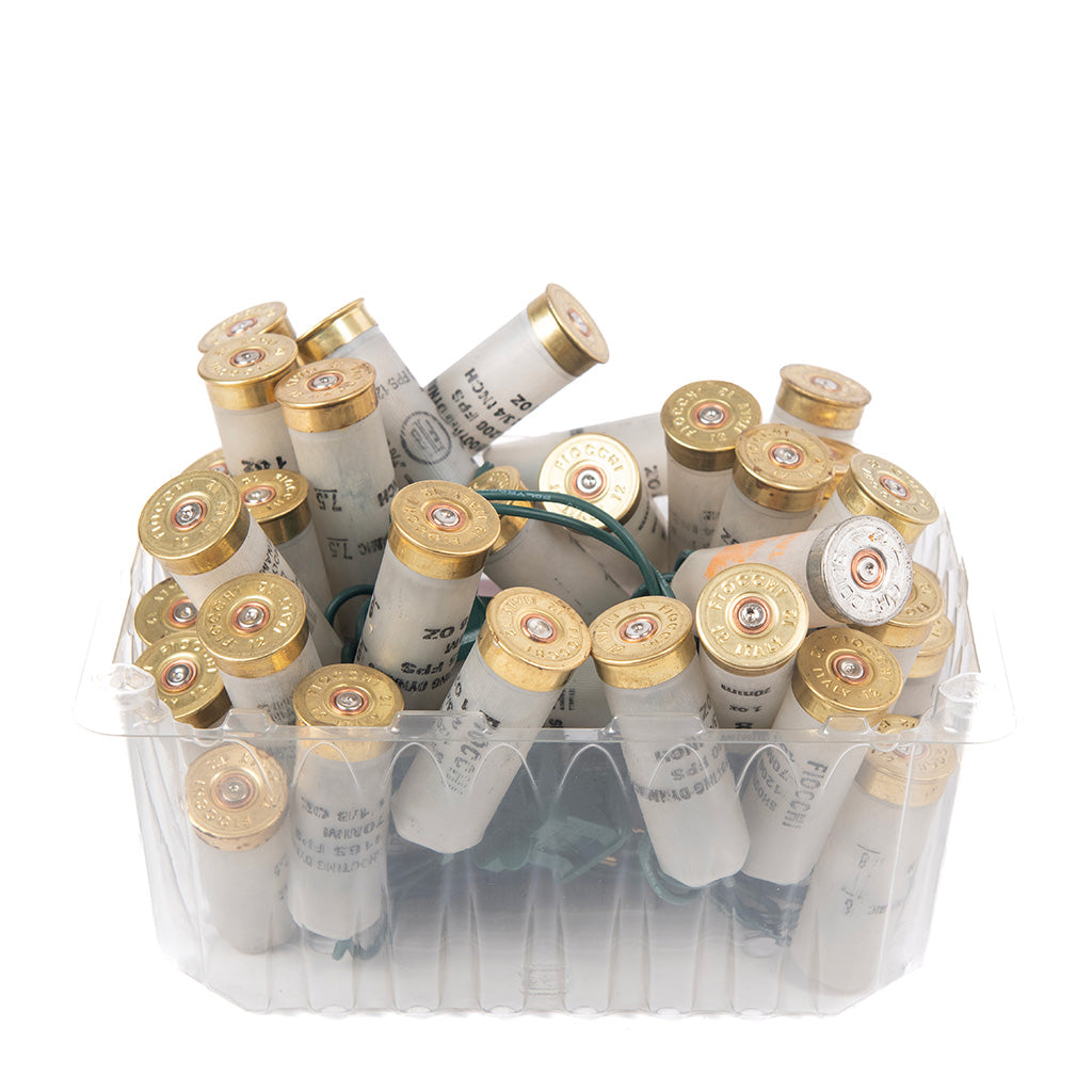 Hank's Bunkhouse | Upcycled Shotgun Shell Lights | Clear White