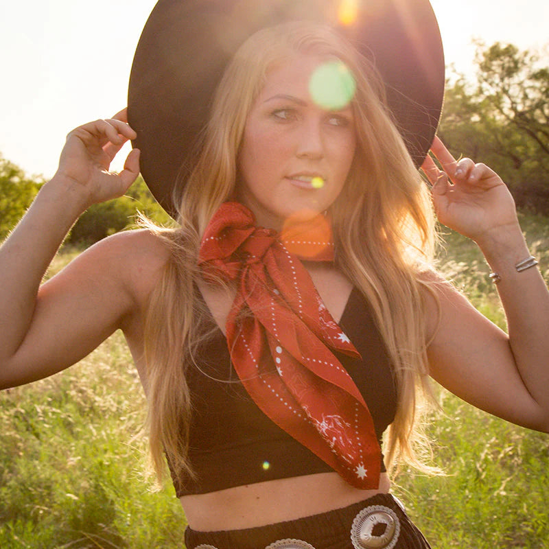 Banditos Silk Bandana 35 x 35 | Red