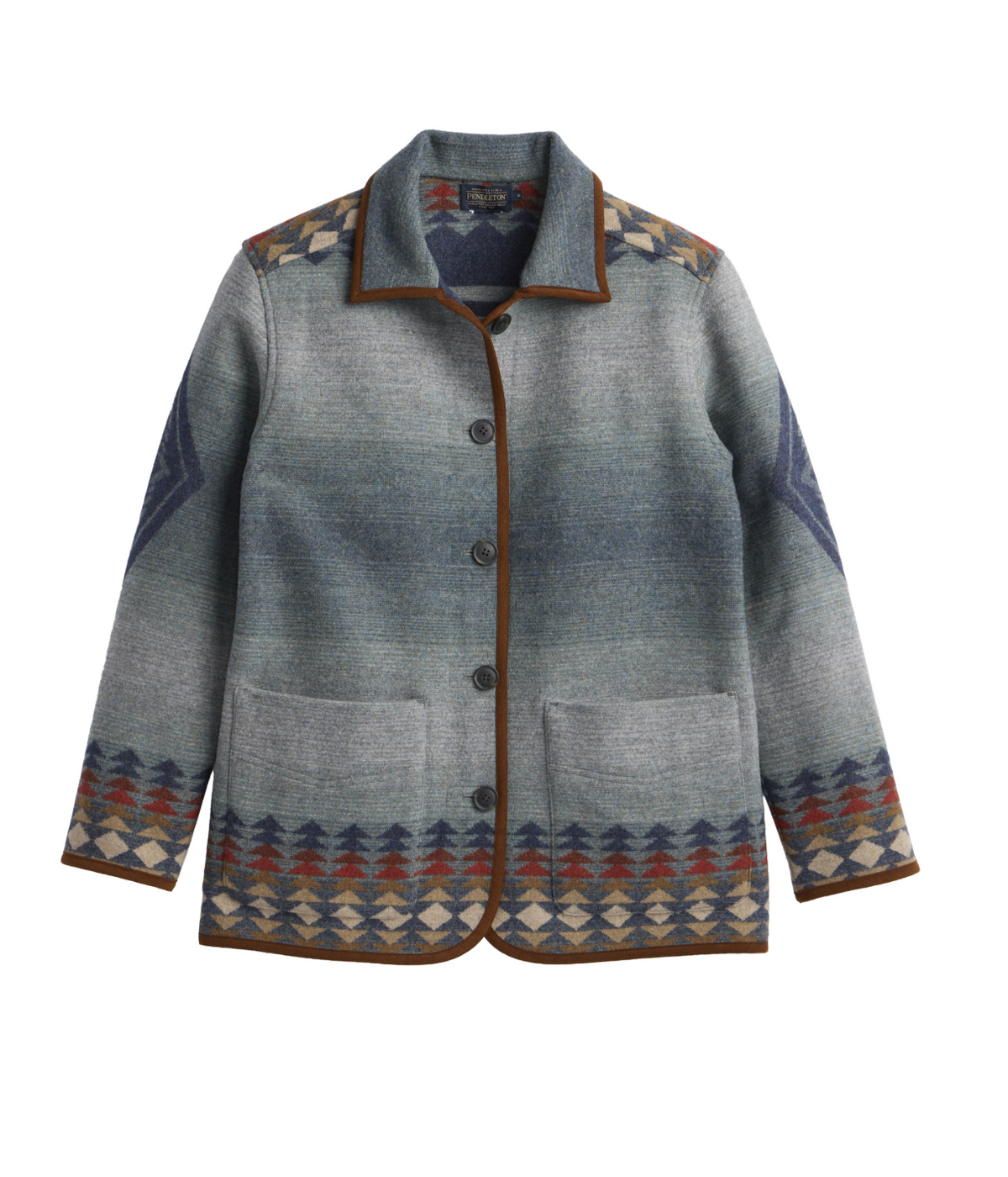 Reversible Wool Indigo Coat