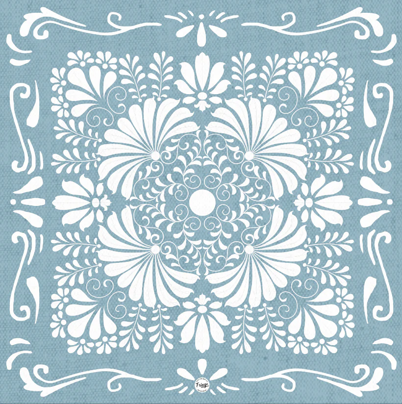Bonita Cotton Bandana 26 x 26 | Chambray