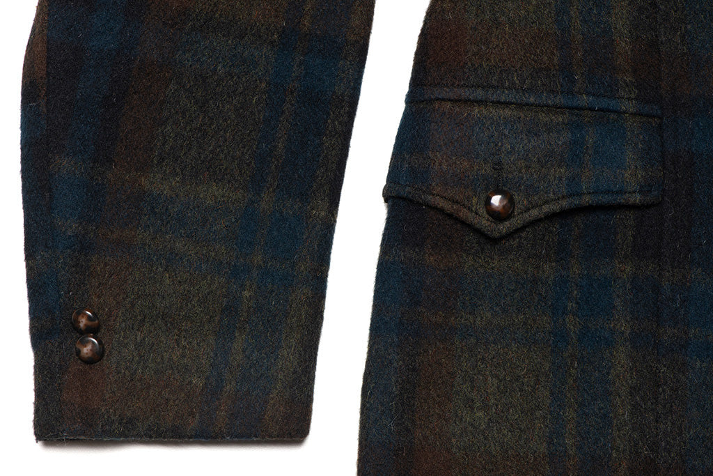 Field and Stream Olive Plaid Western Jacket 3