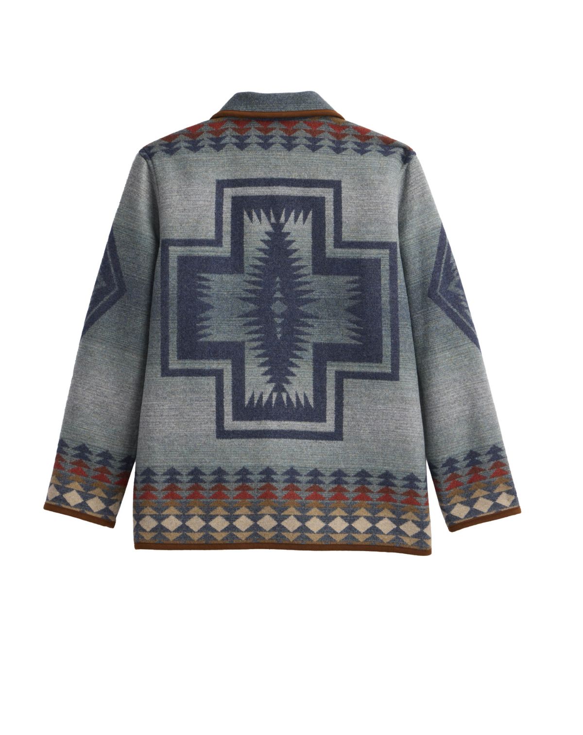 Reversible Wool Indigo Coat