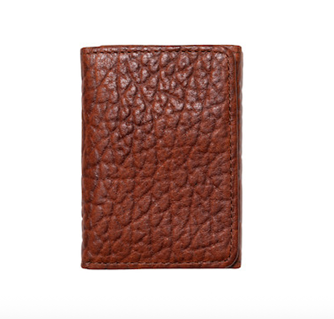 Vintage Bison | Phoenix Small Tri-fold Wallet Peanut