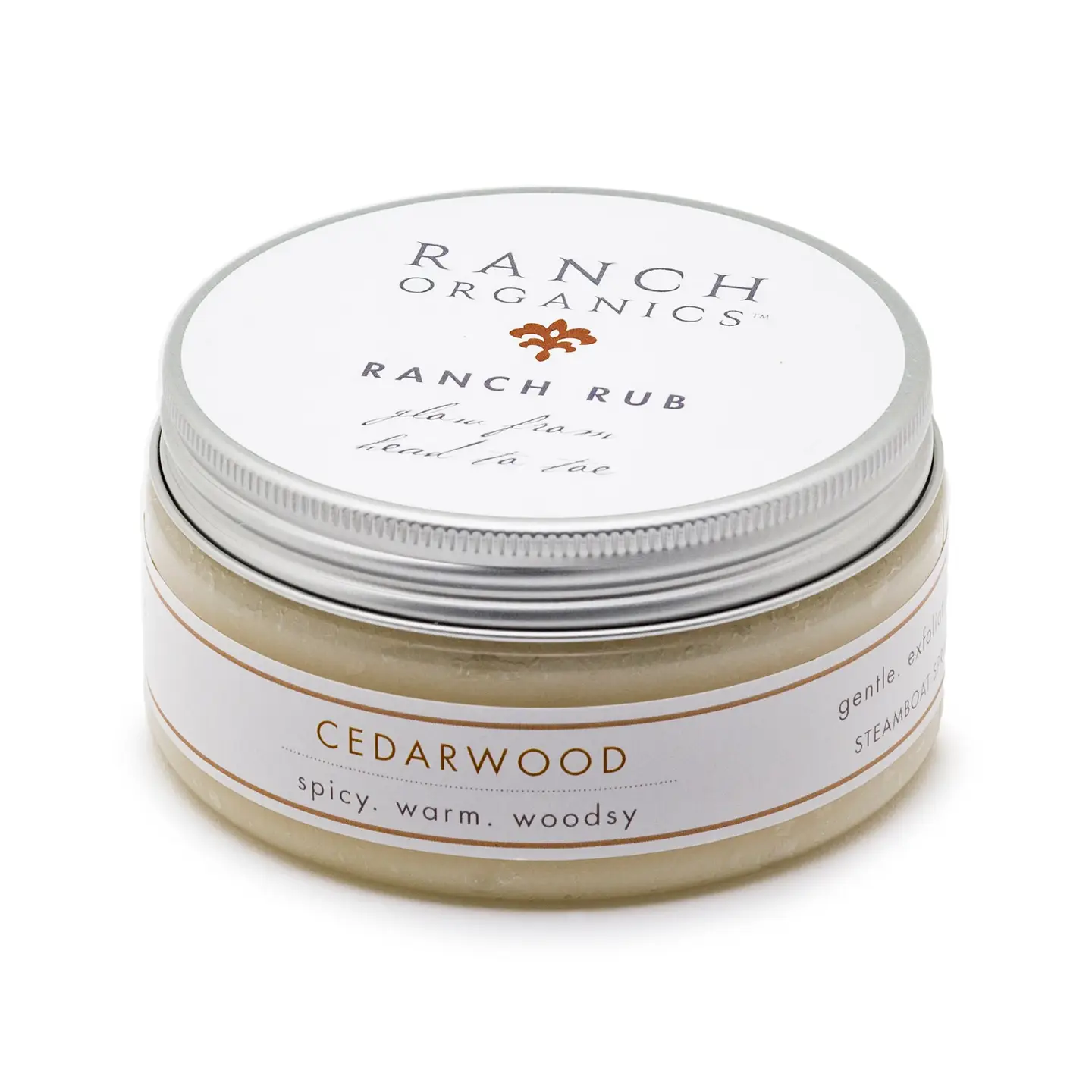 Ranch Organics | Ranch Rub Sugar Scrub | 8 oz. | Cedar Wood
