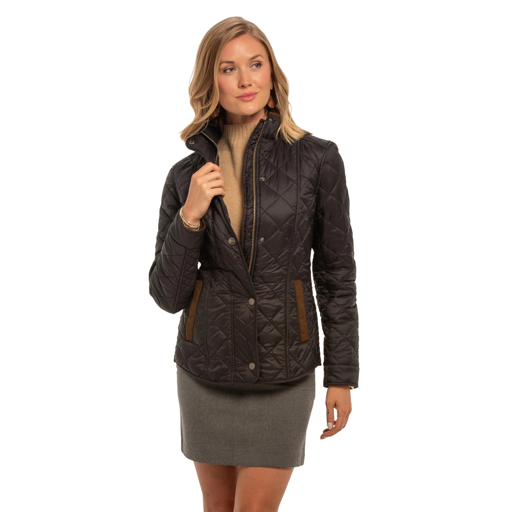 Madison Creek Outfitters | Georgia Quilted Jacket | Black