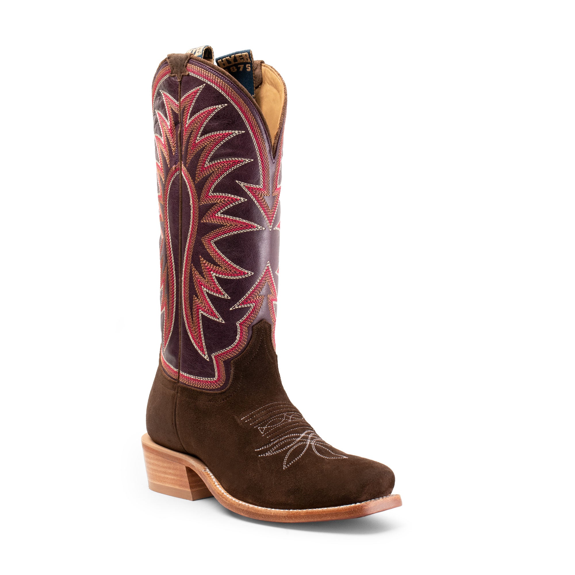 Hyer | Rose Hill Boot | Brown/Eggplant