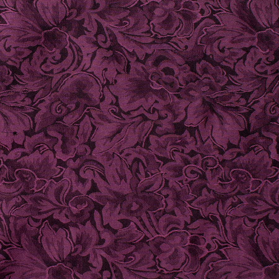Baroque Blackberry Silk Scarf