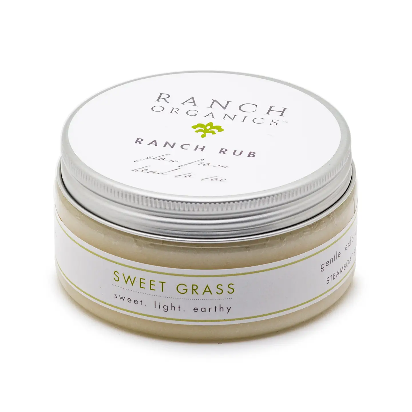 Ranch Organics | Ranch Rub Sugar Scrub | 8 oz. | Sweet Grass