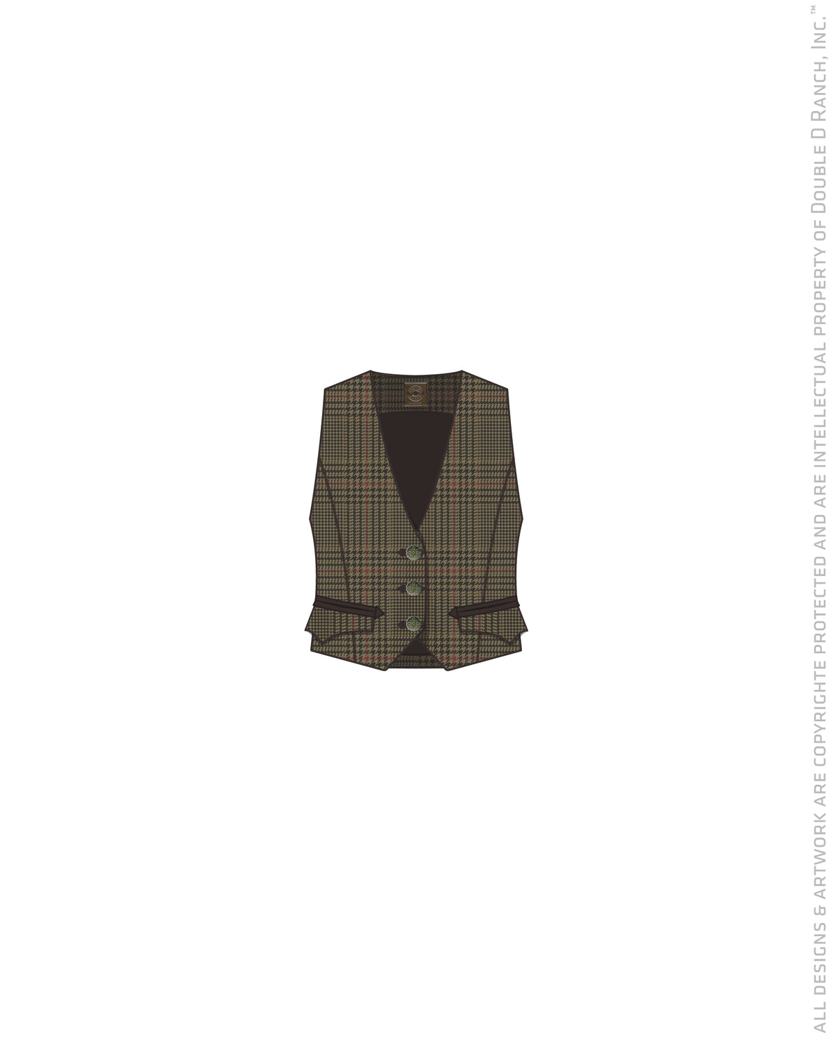 Frenchmen Street Vest In Glen Plaid
