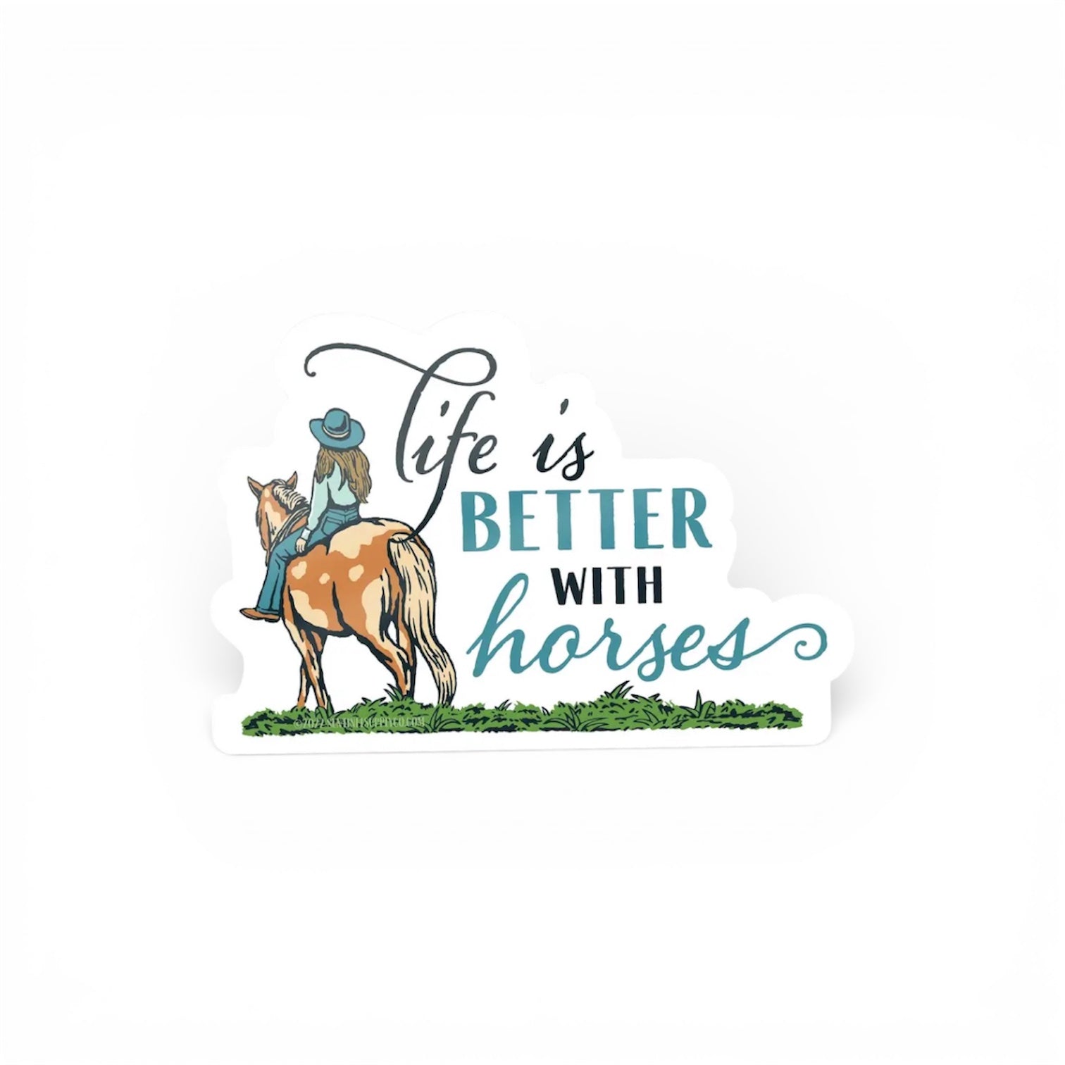 Life Is Better with Horses Sticker