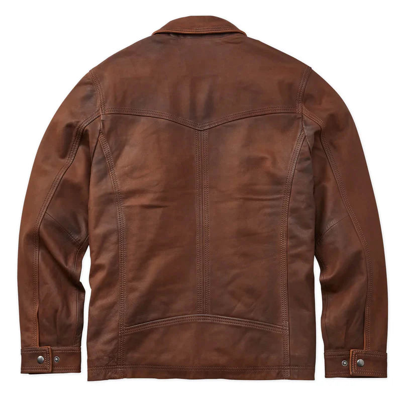 Madison Creek Outfitters | Hickory Leather Jacket | Bark