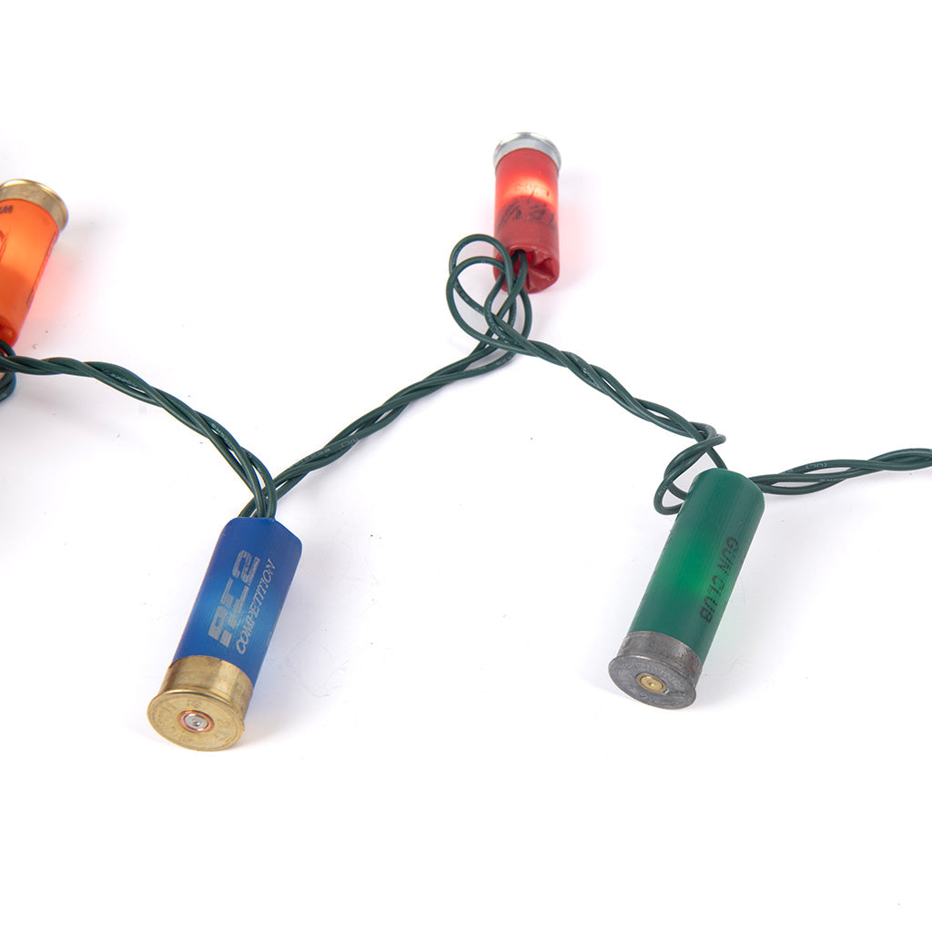 Hank's Bunkhouse | Upcycled Shotgun Shell Lights | Multicolored
