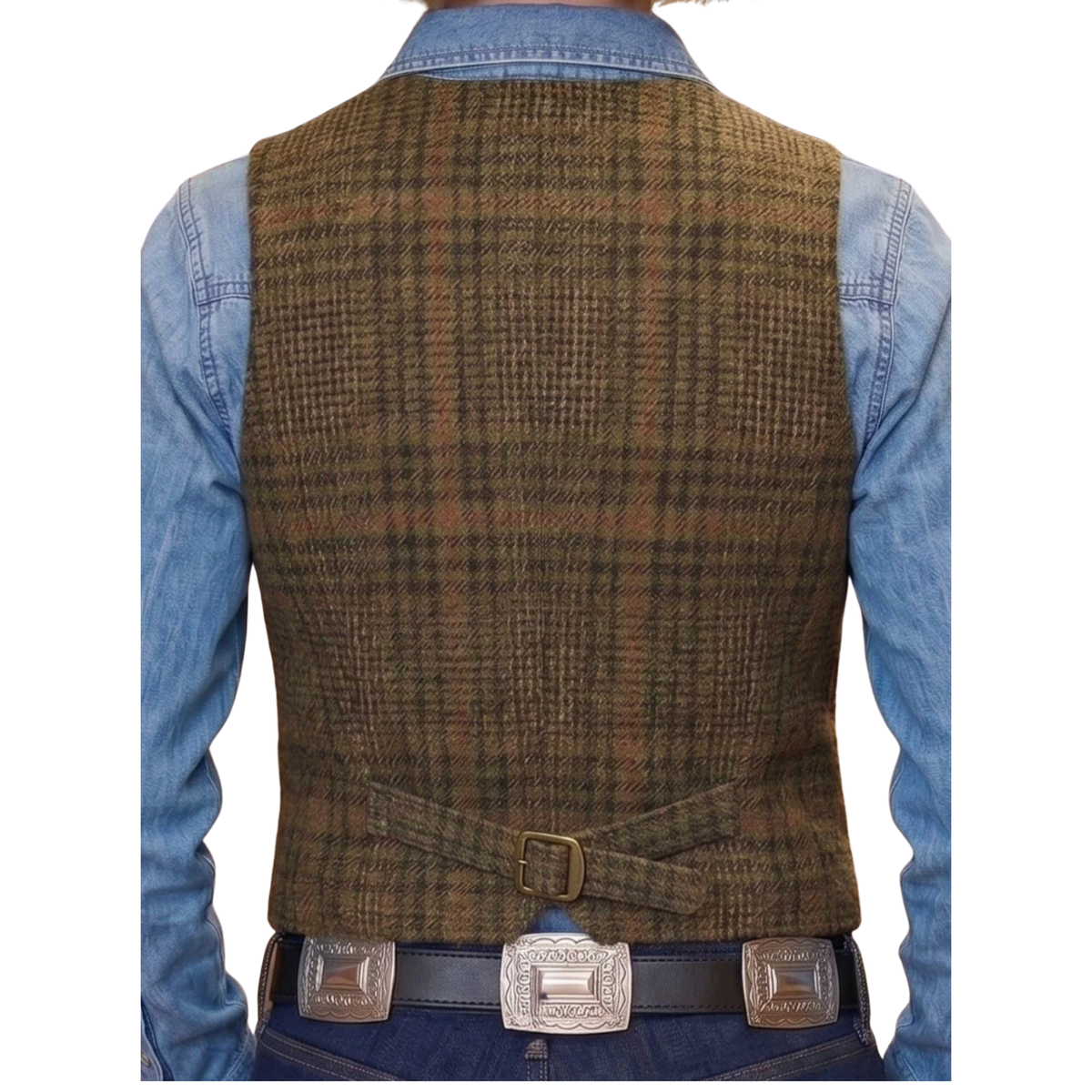 Frenchmen Street Vest In Glen Plaid