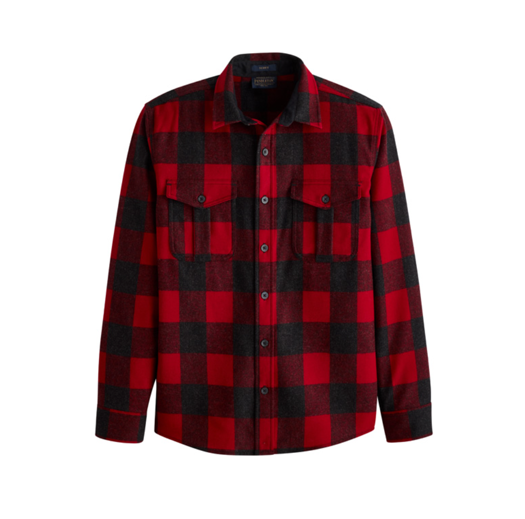 Pendleton | Scout Shirt | Red/Oxford Buffalo Check