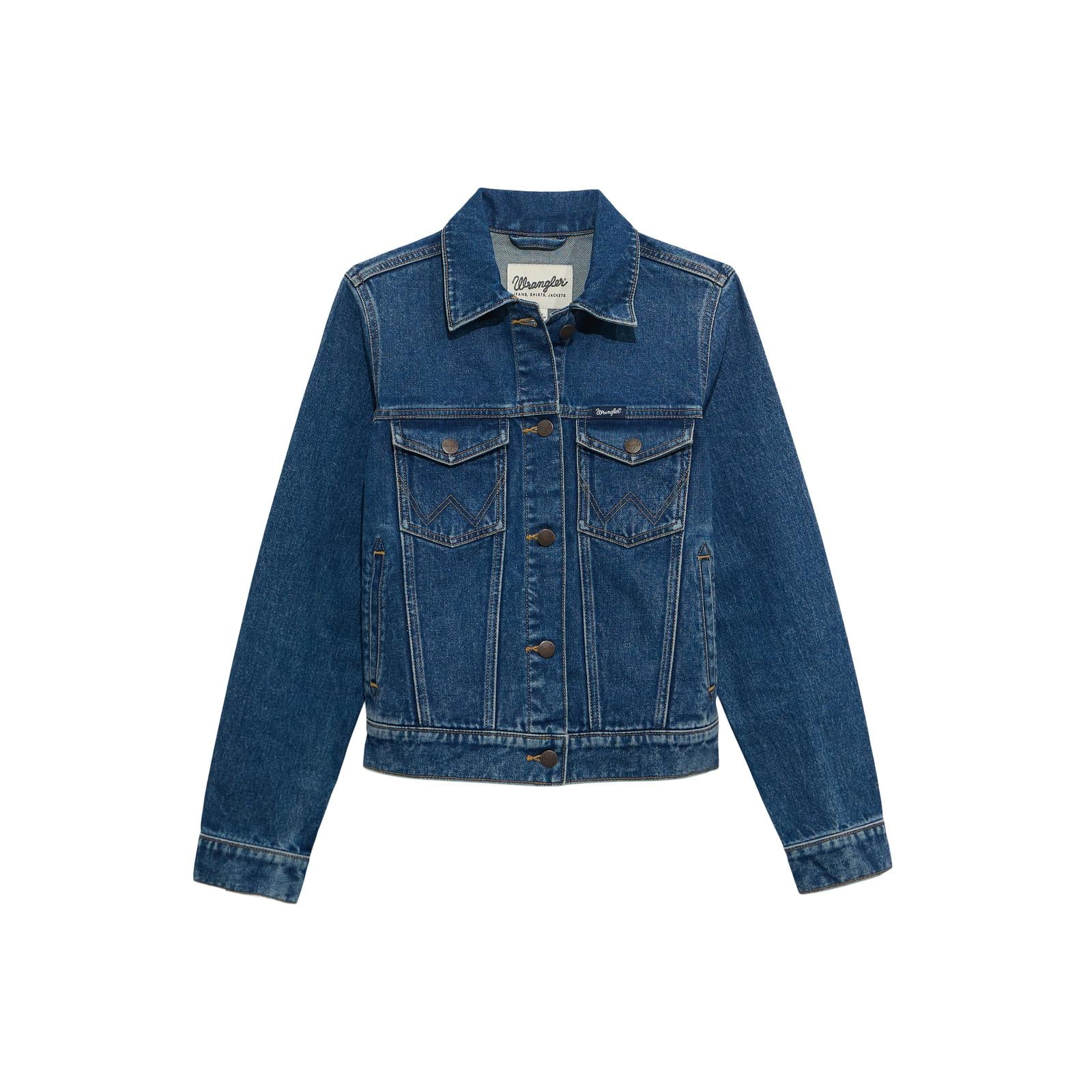 Wrangler | Iconic Western Denim Jacket | Dark Denim