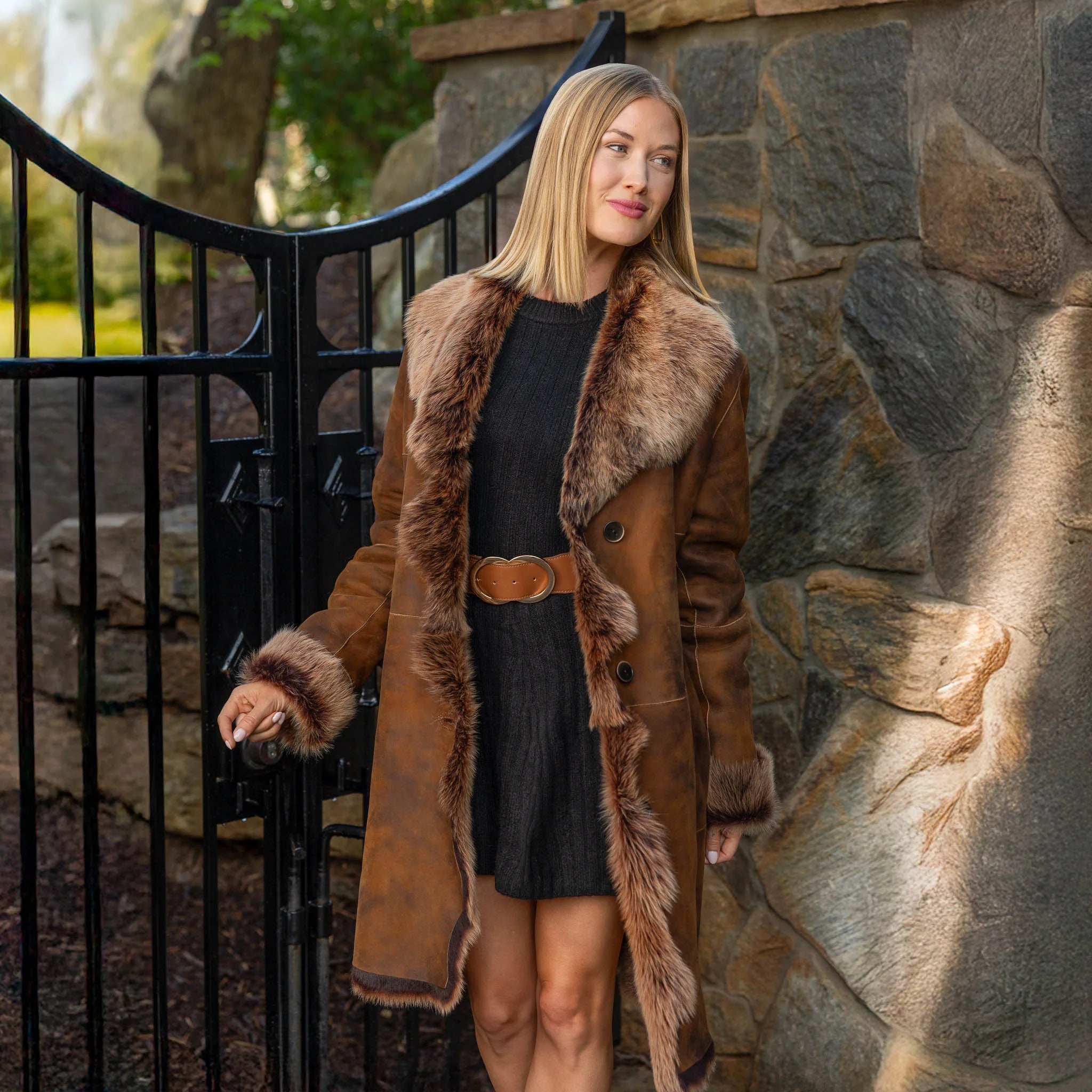 Madison Creek Outfitters | Park City Spanish Toscana Sheepskin Coat