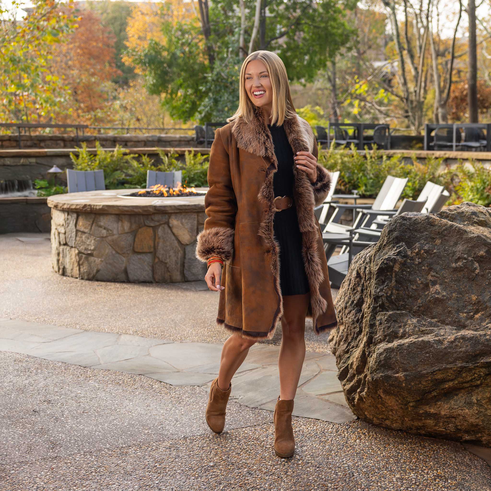 Madison Creek Outfitters | Park City Spanish Toscana Sheepskin Coat